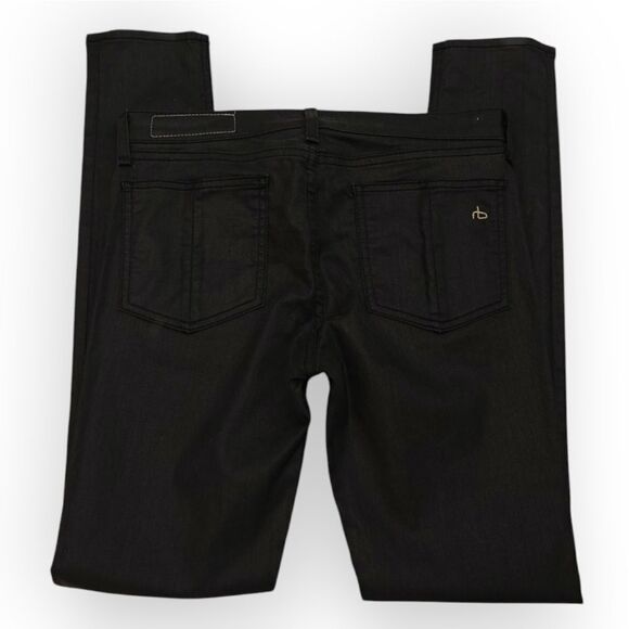 Nwot Rag & Bone Leather Like Gray Leggings Skinny Jeans Size 28 - Picture 7 of 10